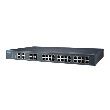 B+B Smartworx 24Ge+4G Combo Port L3 Managed Switch W/W EKI-9628G-4CI-AE